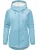 Ragwear Winterparka ‘Dankka’  lichtblauw