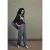 Street One Studio Dames Sweater Loose Fit in Zwart