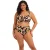 Elomi niet-voorgevormde beugel bikinitop Ocean Avenue zwart/multi