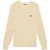 Lyle & Scott Heren Geribbelde Raglan Trui (Grijs Taupe)