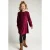 LOOXS little fluwelen A-lijn jurk – donkerrood