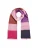 CODELLO Sjaal  navy / bruin / pruim / magenta