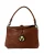Valentino Garavani Bloemgeembossede Hobo Tas in Bruin Leer