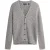 Ted Baker Alman Geribbeld Grijs Vest Met Knoopsluiting