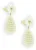 LOTT. gioielli Oorbellen Dames Ce Gb Cone Xs With Flower Stud, Kleur: Creme