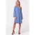 ARKET Maia Crinkled Ecovero Dress Blue