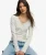 Athletic Button Down Longsleeve Top Light Grey