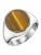 Giorgio Martello Milano Ring  bruin / donkerbruin / curry / zilver