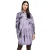Dames hoodie jurk Urban Classics Oversized tie dye