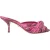 Dolce & Gabbana Roze Exotische Leren Kitten Heels Slides Schoenen