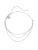 Hey Happiness Voetsieraden ‘Rolo Trio’  zilver