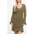 GUESS Marciano By  Lucky Ls Flare Mini Army Olive + Gold Lu