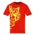 Plein Sport Tiger Side Logo rood T-shirt