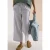 Cecil Dames Wide Legs broek in seersucker kwaliteit in Blauw