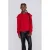 Coolcat Sweater Topaz met Schouder Detail Rood