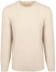 Profuomo Pullover Rib Wol Blend Sand
