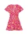 WE Fashion Jurk  geel / pink / donkerroze / wit