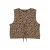 QPI gilet met panterprint – bruin