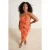 Trendyol Curve Dames Oranje Effen Maxi Mouwloos Feest Bodycon Grote maten Jurk
