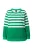 Ulla Popken Sweatshirt  donkergroen / wit
