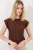 Gestructureerde Geribbelde Blouse met Trekkoord