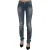John Galliano Blauwe Gewassen Mid Waist Skinny Casual Jeansbroek