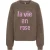 Only onltoronto ls text o-neck knt 15378442 walnut