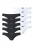 H.I.S String  zwart / wit