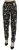 Dolce & Gabbana Korte broek met hoge taille, zwart Jazz Club Print voor dames