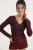 Blouse met V-hals en kantdetails