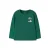 NAME IT MINI rechtvallende longsleeve met print – groen