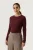 Garcia longsleeve bordeauxrood