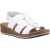 Hush Puppies Eden Brede Pasvorm Leren Dames Witte Sandalen