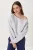 Asymmetrische Kraag Sweatshirt