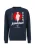 Oldskull Sweatshirt ‘Asian Silent Blade Kanazawa Graphic’  donkerblauw