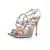 Jimmy Choo Bronzen sandalen van pythonleer.