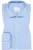 ETERNA Cover Shirt Slim Fit Overhemd lichtblauw, Effen