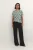 Mouwloos shirt Loose fit Blue/Green Abstract Flower