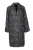 Wollen tweed paillettenjas