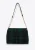 Wittchen Dames Bouclé Messenger Bag in Zwart en Groen Polyester