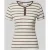 Jake*s Casual T-shirt met korte knoopsluiting