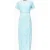 French Connection Aimee Wrap Ss Dress Cornflower / Ecru