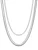Hey Happiness Ketting ‘Duologue’  zilver