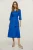 Midi Royal Blue Jurk met Riem