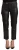 John Galliano Dames Zwarte Glanzende Middelhoog Taille Katoenen Cropped Broek
