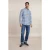 River Woods Custom Fit Checked Flannel Shirt Blue/white