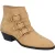 Chloé dames Susanna korte laarzen in beige leer