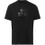 Diesel groot blok D monotoon logo zwart T-shirt