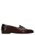 No Stress – Dames – Donkerbruine leren loafers –