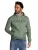 Hoodie met buidelzak New Zealand groen gemeleerd en oranje details